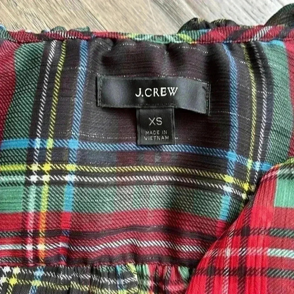 J. Crew Multicolor Plaid Sleeveless Top - Picture 10 of 15